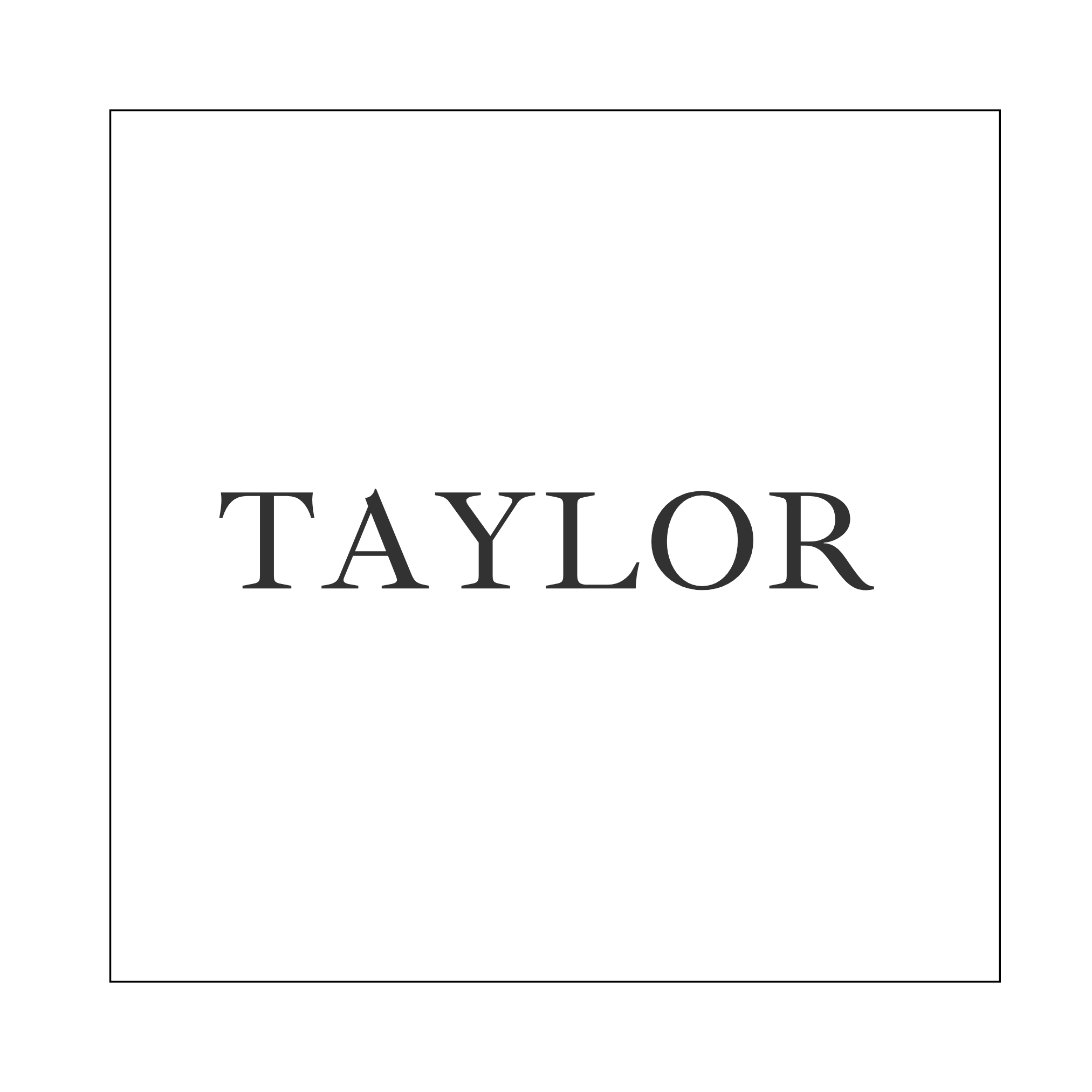 The Taylor Font
