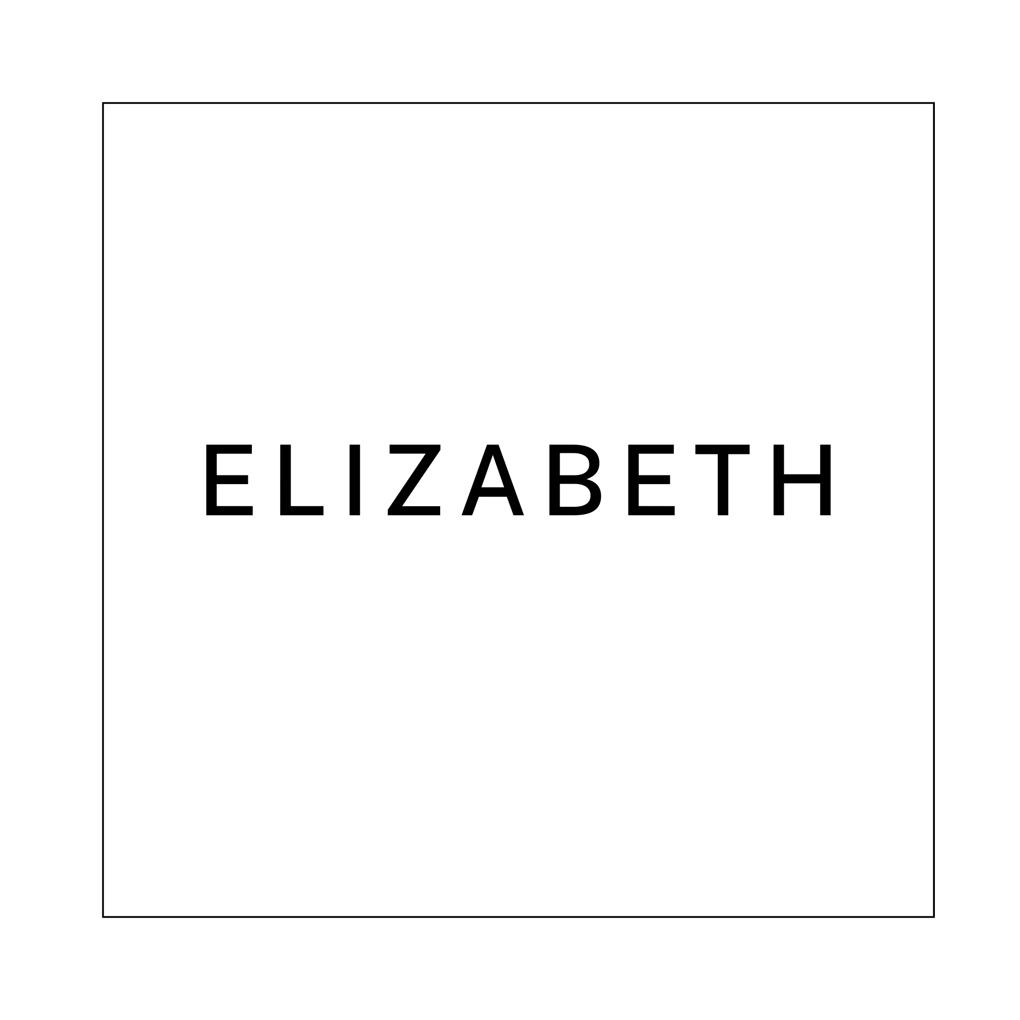The Elizabeth Font