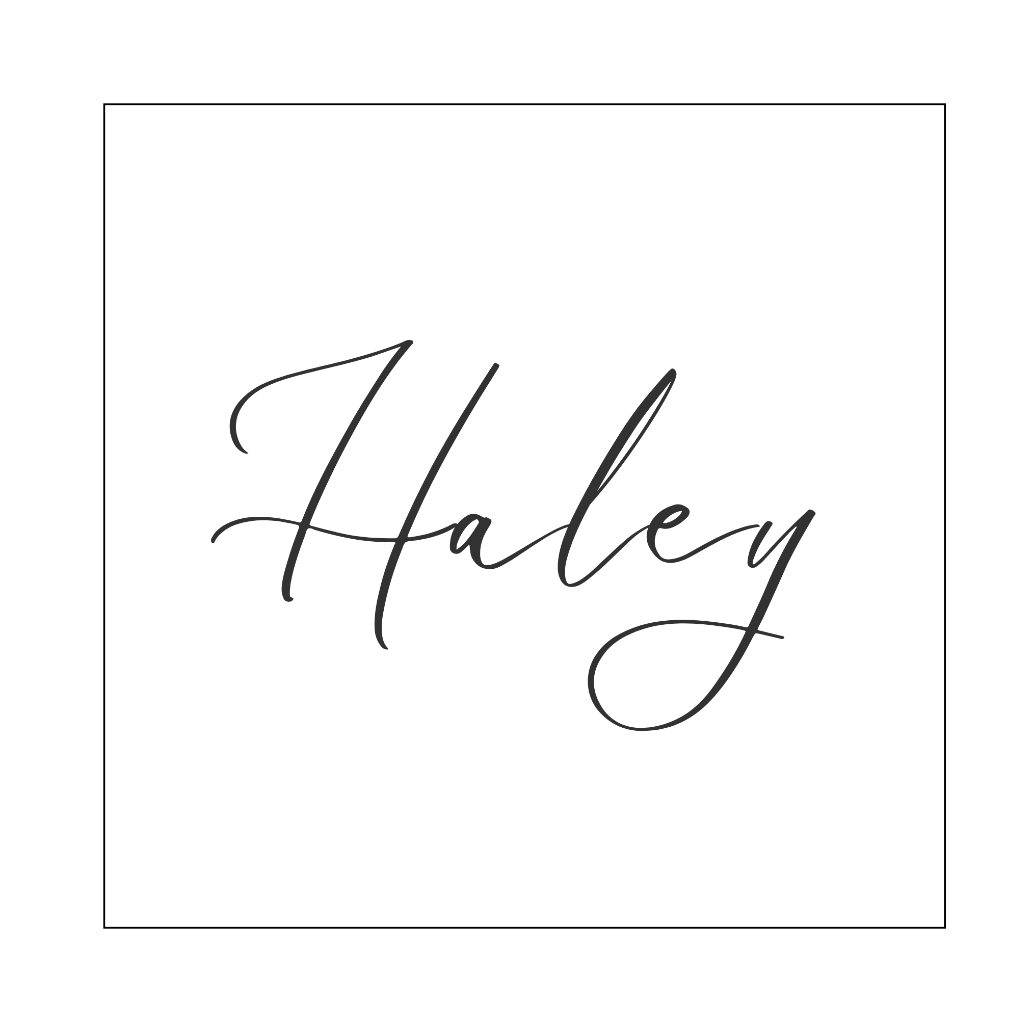 The Haley Font
