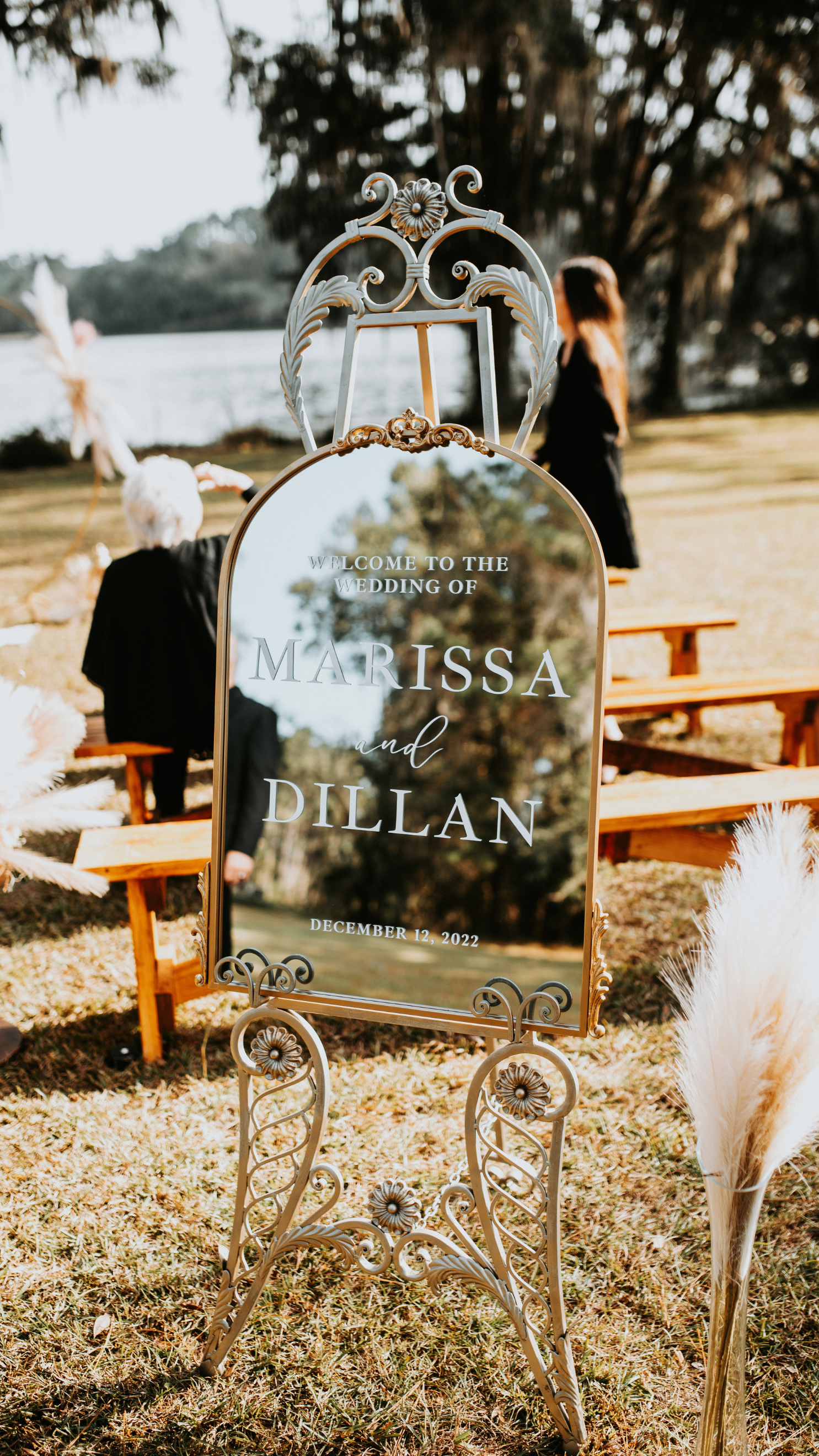Wedding Welcome Mirror - Classic