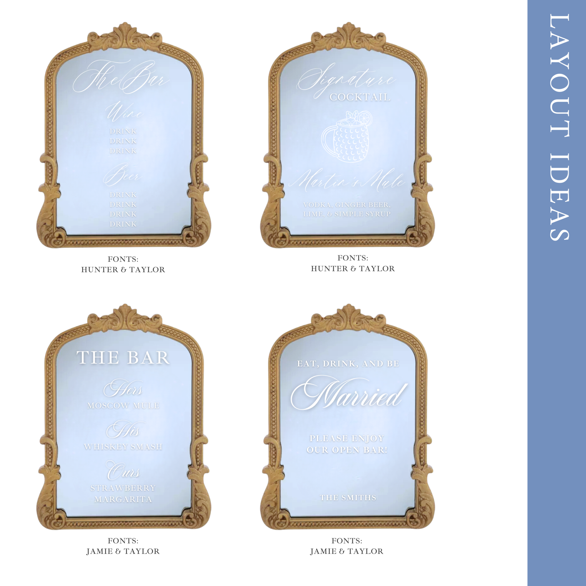 Small Cocktail Mirror