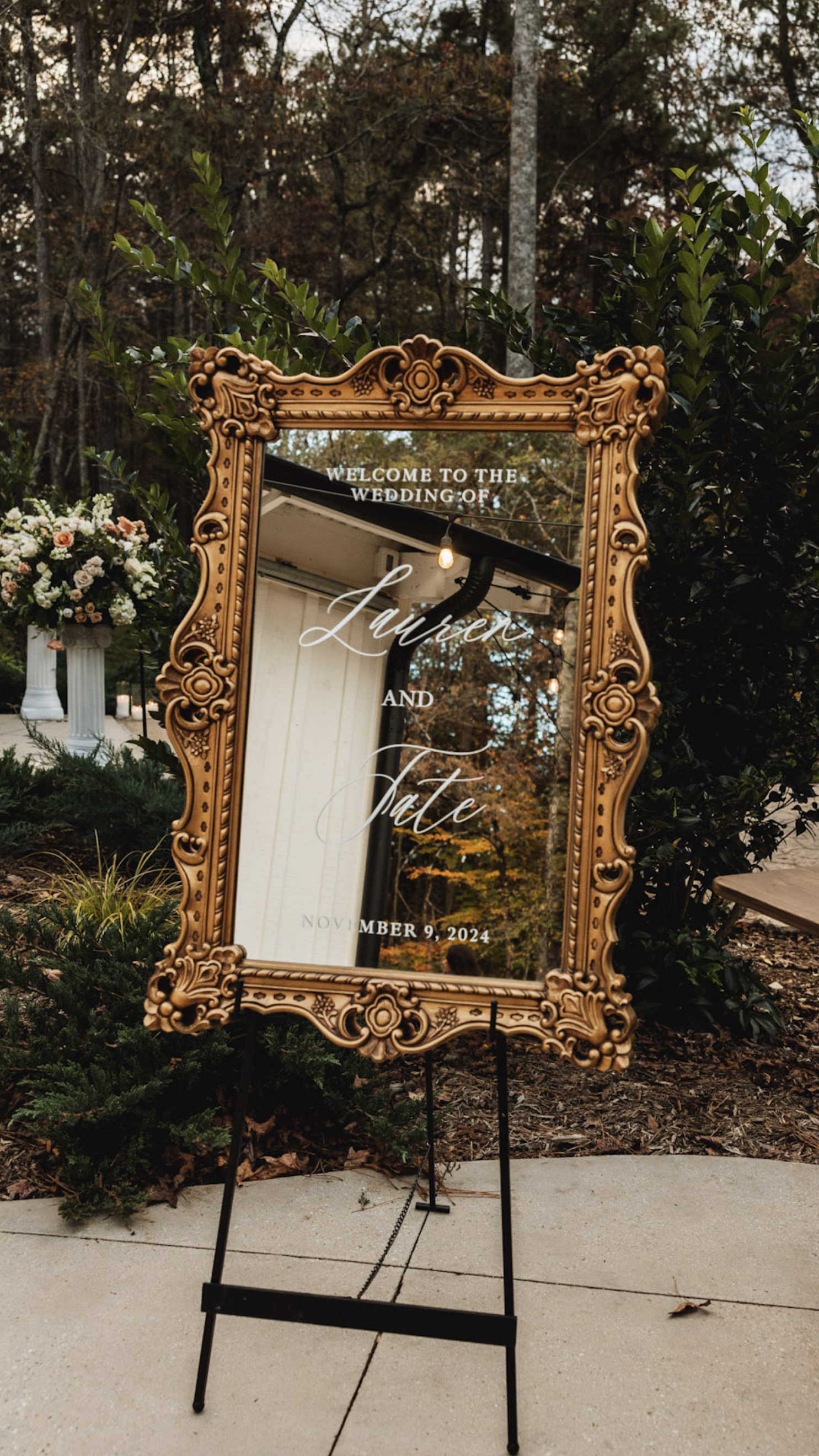 Vinyl Decal for Wedding Welcome Sign | DIY Wedding Decorations & Signage