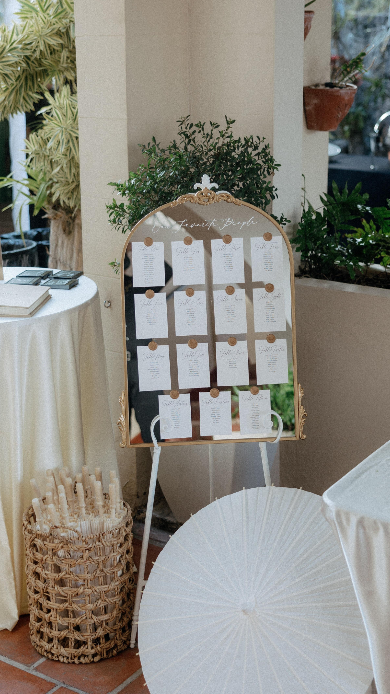 Seating Chart for Wedding | Wedding Seating Chart Ideas | Wedding Mirror