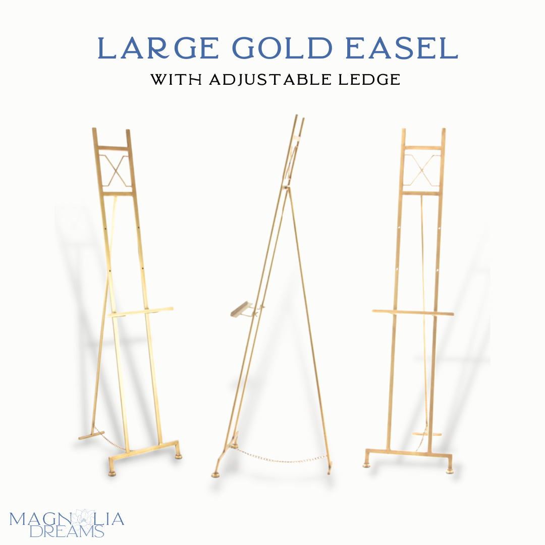 Large Gold Easel