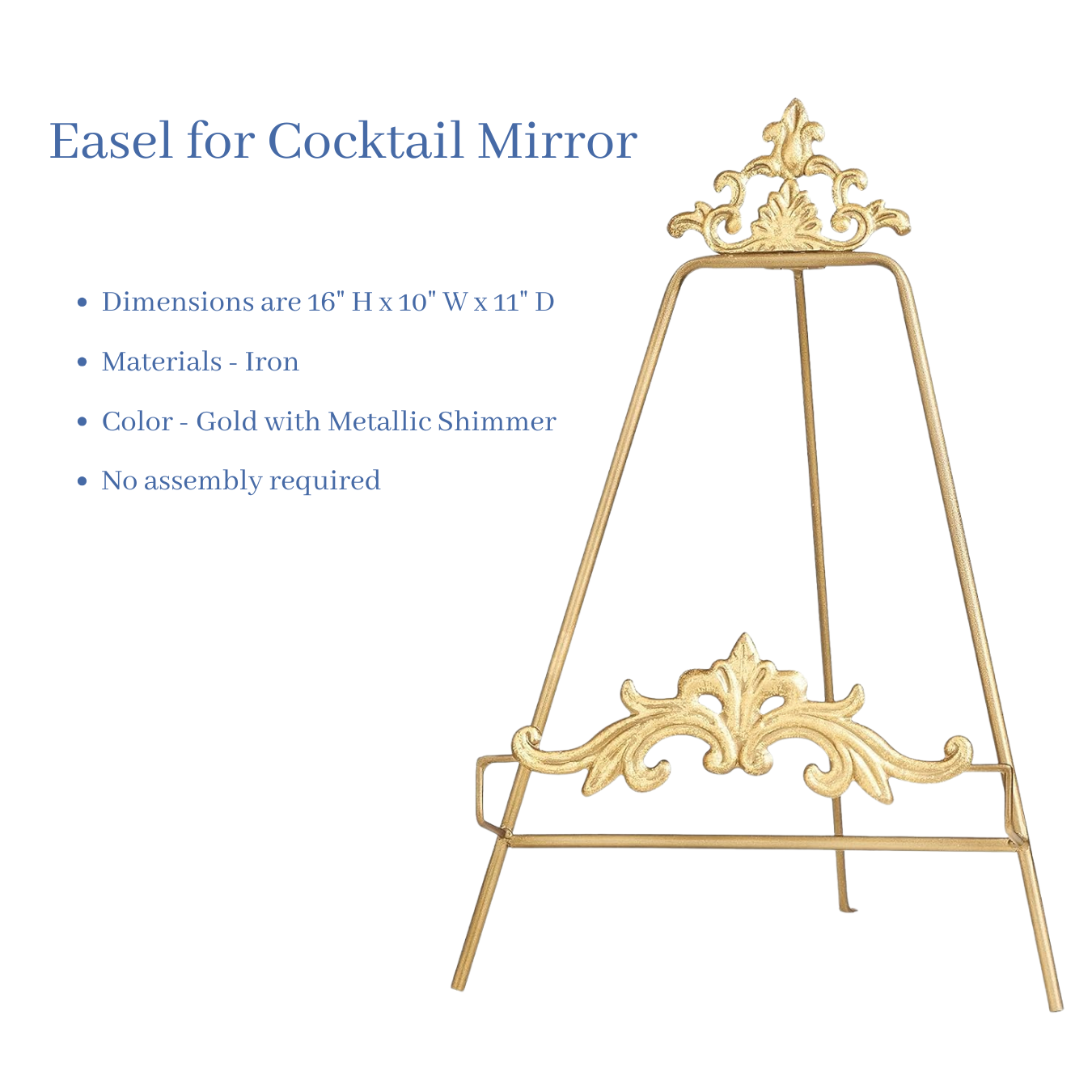 Easel for Cocktail Mirror