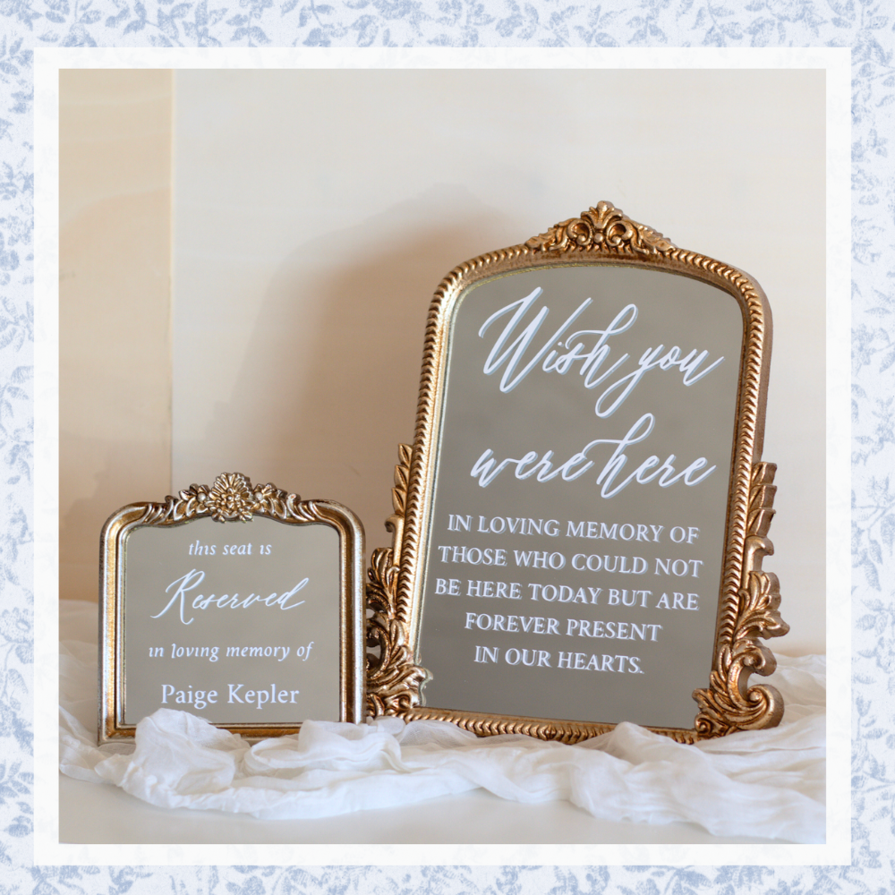 Forever in Our Hearts: Memorial Tables for Wedding