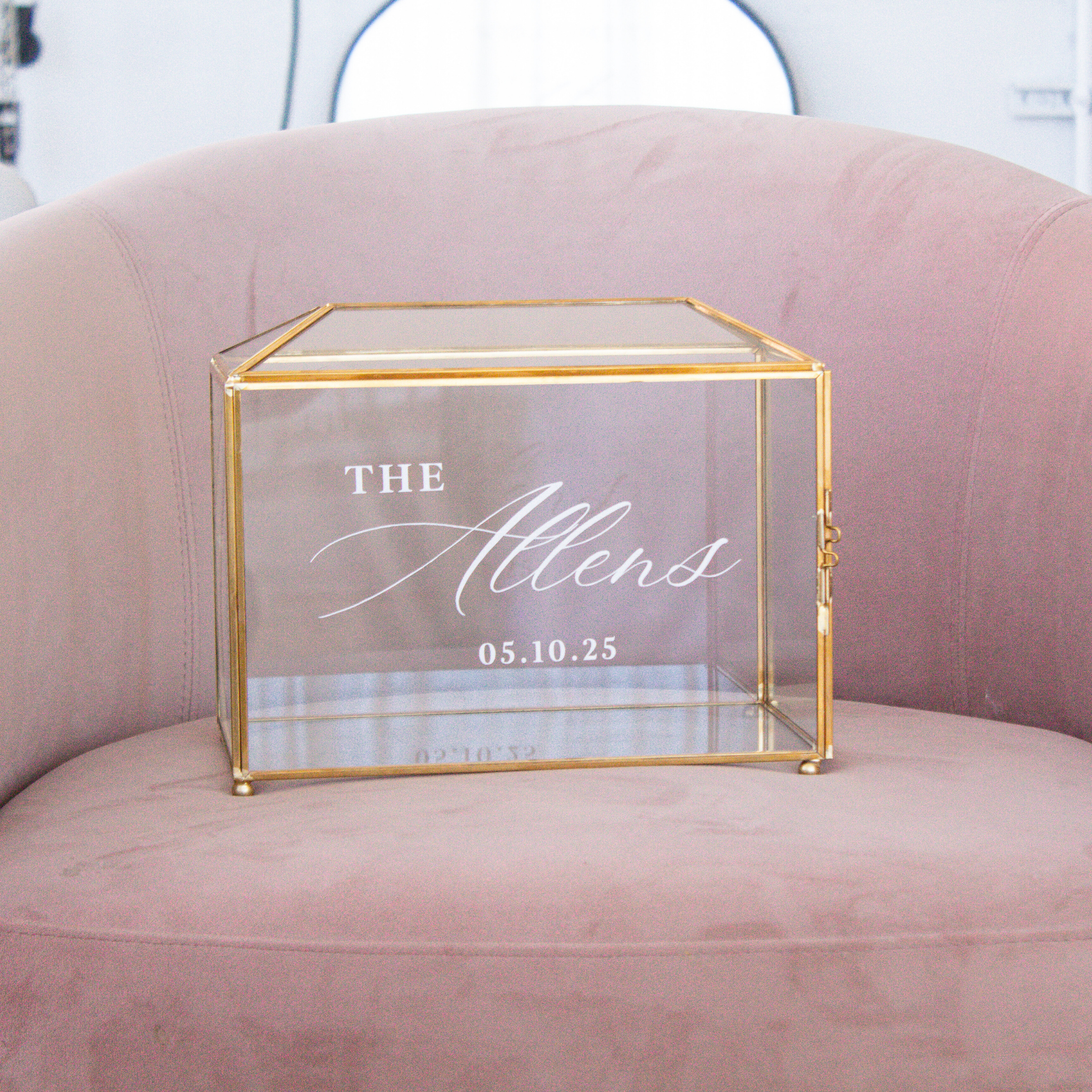 Personalized Wedding Card Box