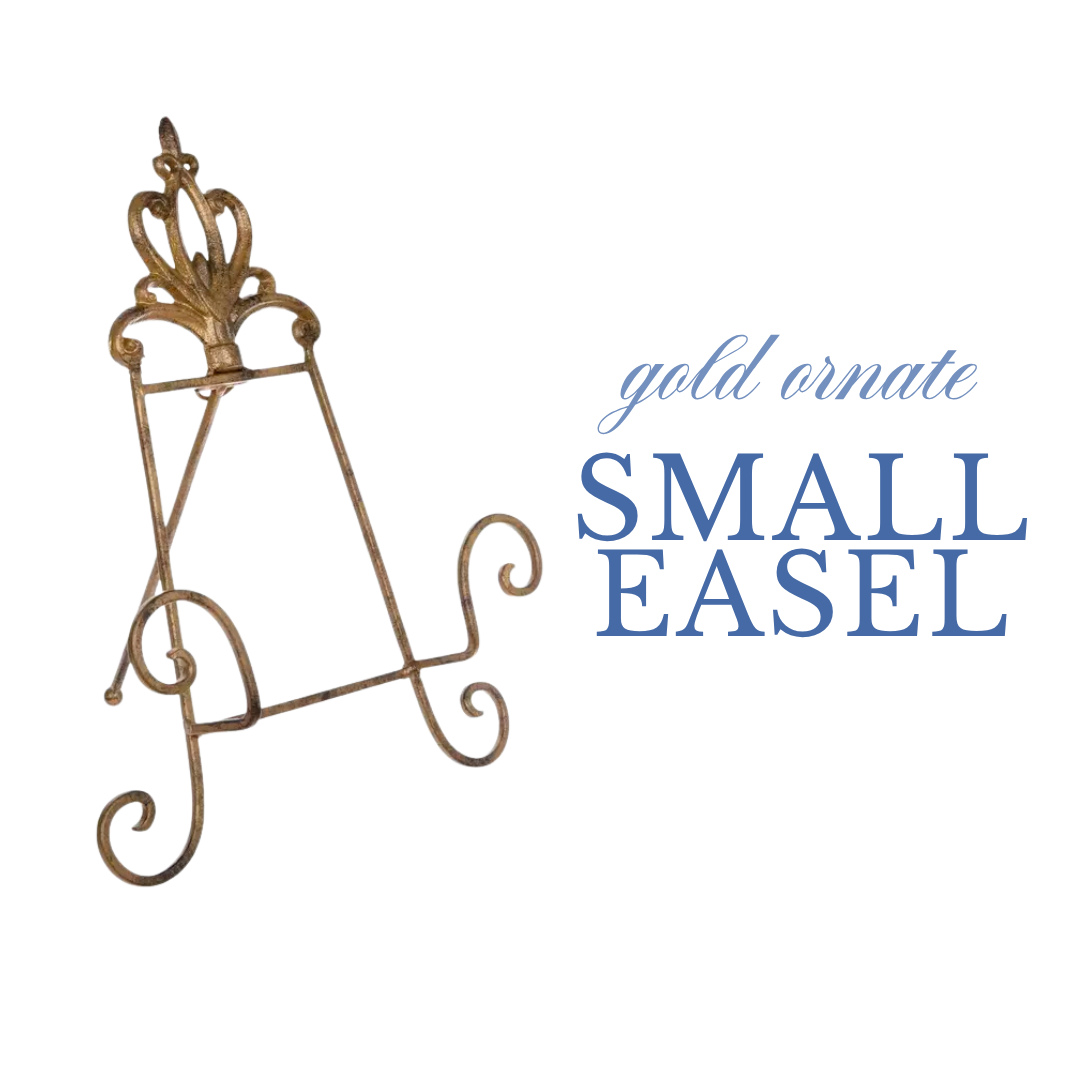 Ornate Gold Small Easel