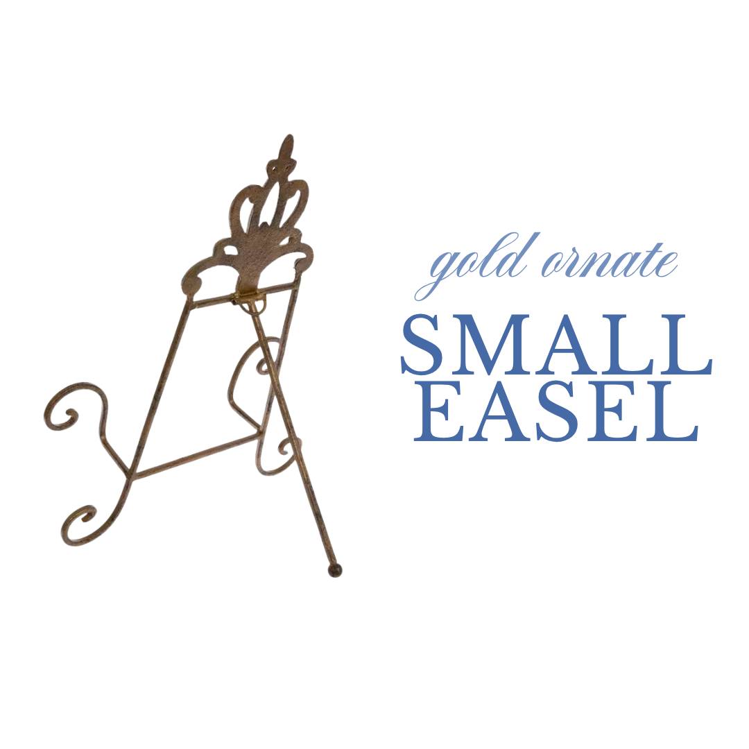 Ornate Gold Small Easel