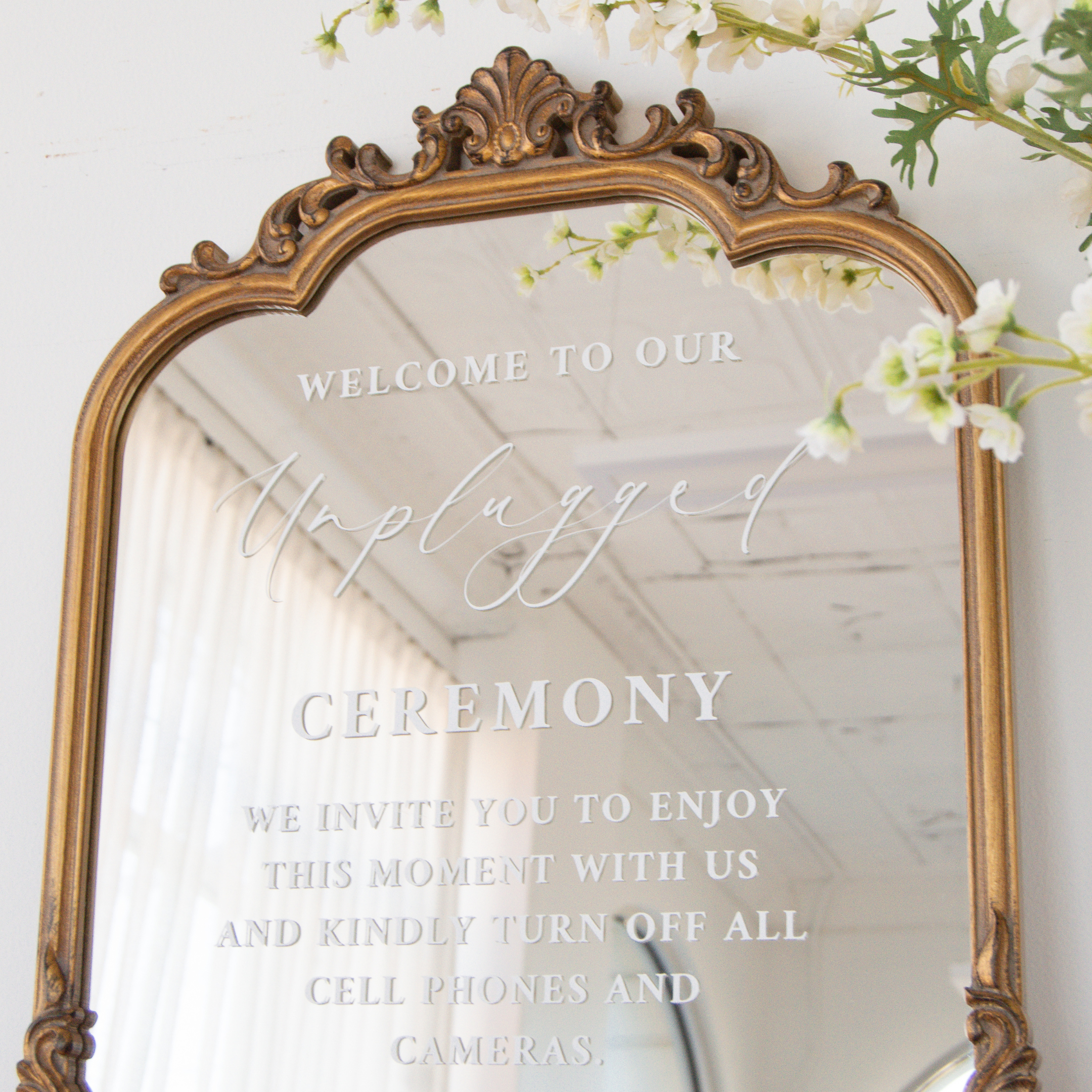 Unplugged Ceremony Signs | Phone Free Wedding Sign