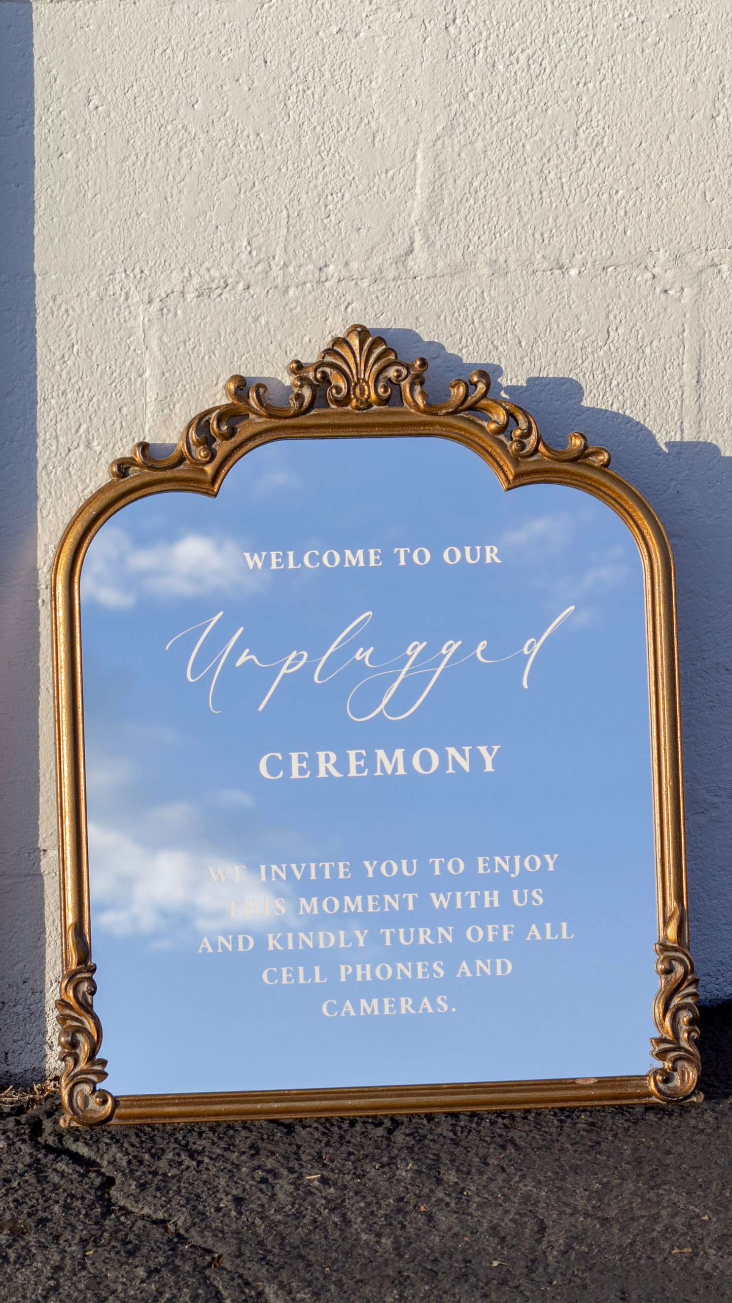 Unplugged Ceremony Signs | Phone Free Wedding Sign