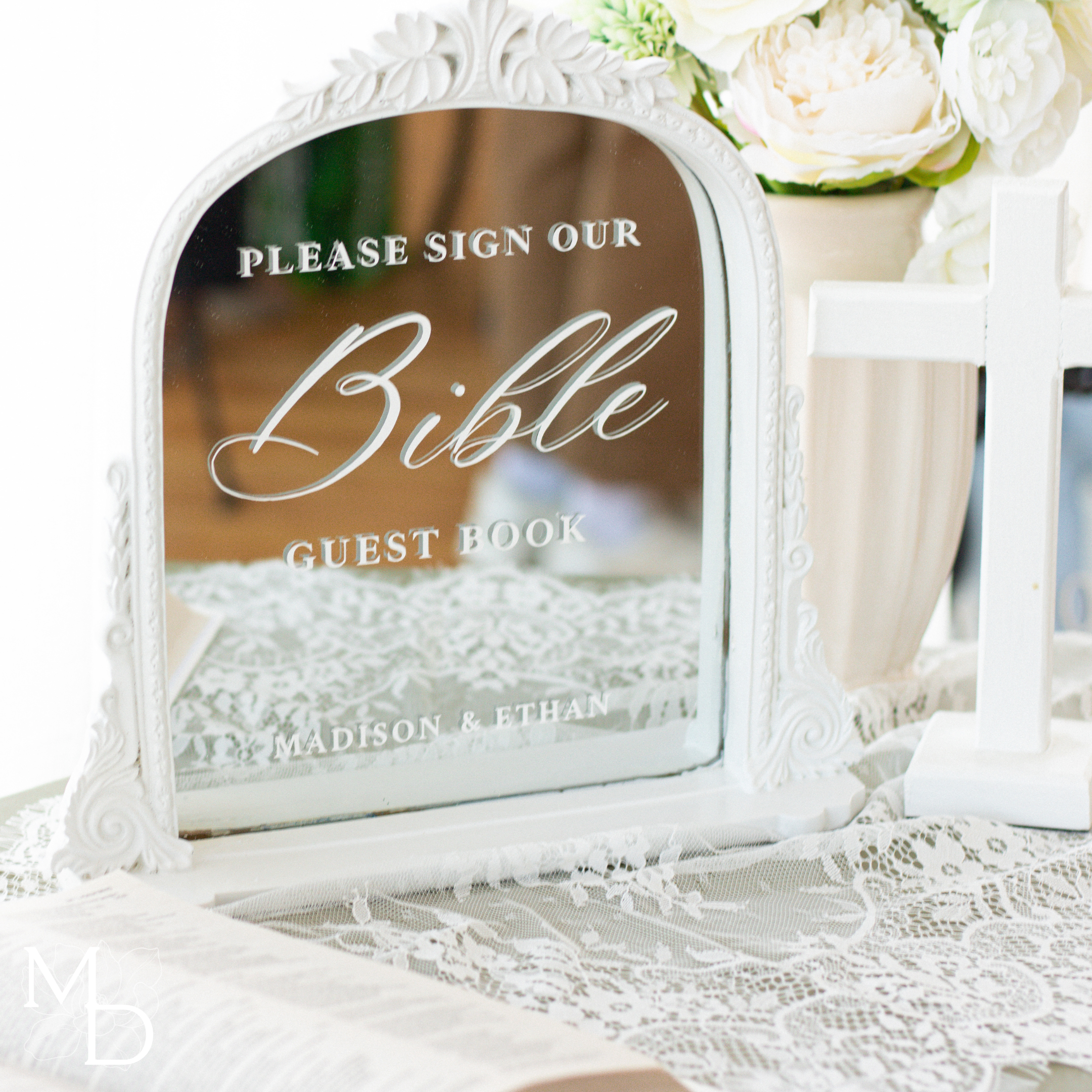 Bible Guest Book Sign