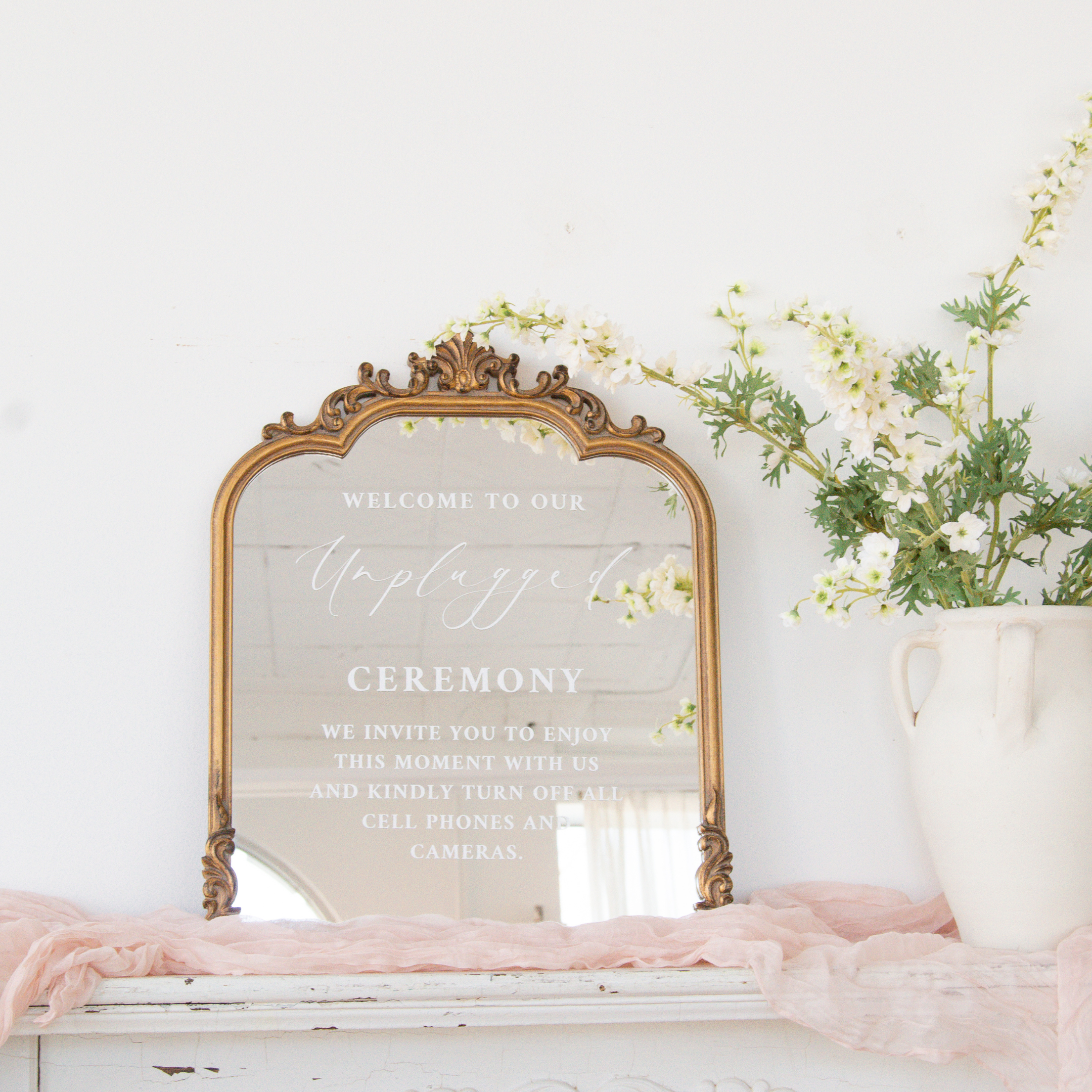 Unplugged Ceremony Signs | Phone Free Wedding Sign