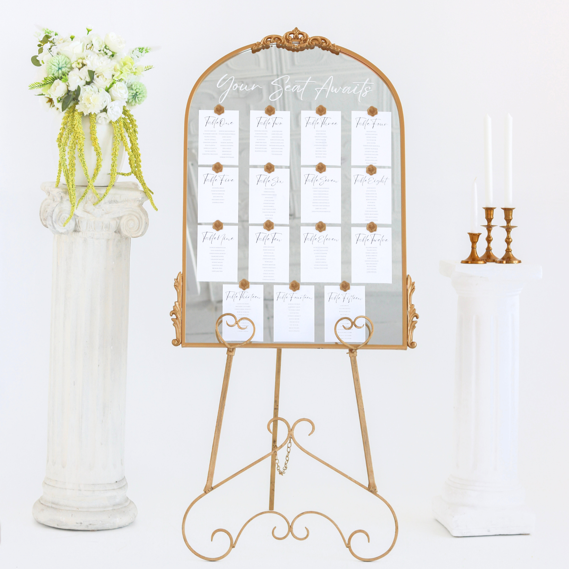 Lover's Bliss Welcome Sign Easel