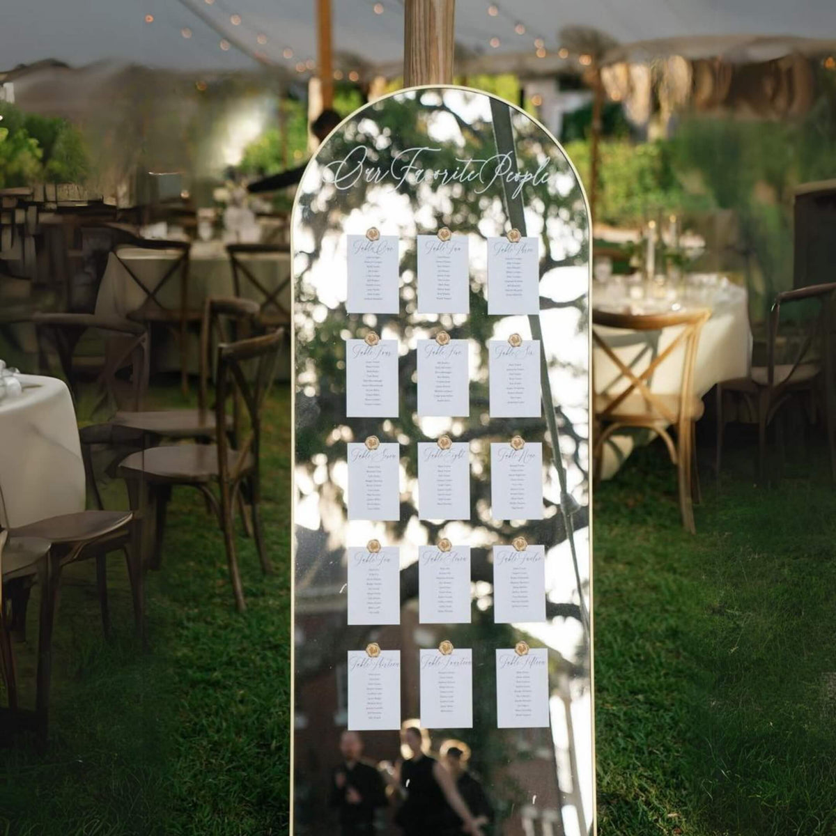 Mirror Wedding Sign + Wedding Mirrors